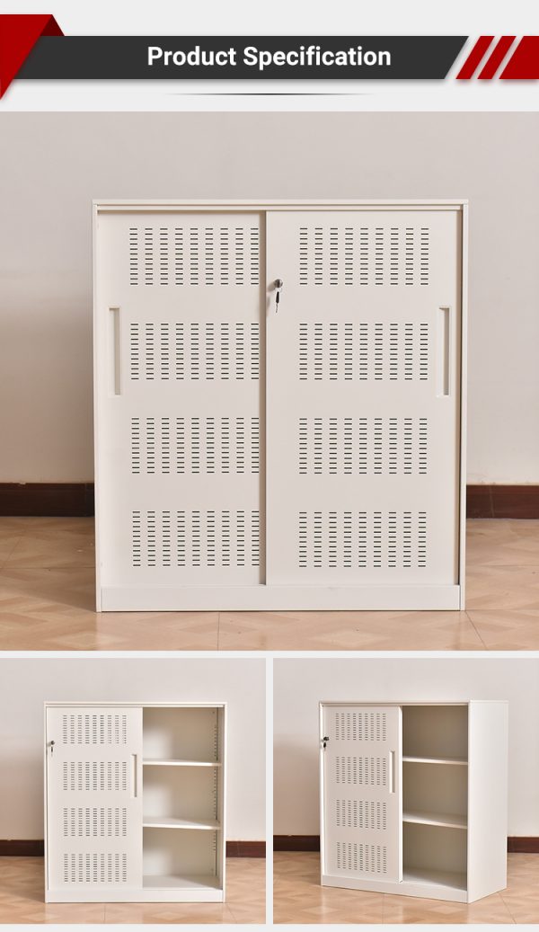 Steel Sliding Door File Cabinet