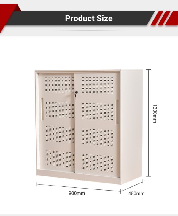 Steel Sliding Door File Cabinet