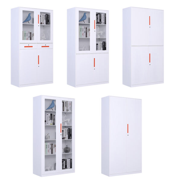 Steel filing cabinet with Color Handle
