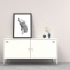 Modern Steel TV Cabinet for Living Room