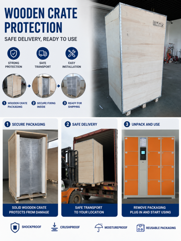 Smart parcel delivery lockers