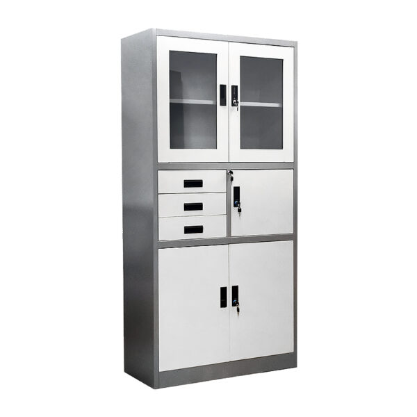 20200507110000138 Lockable Steel Office Filing Cabinet with Adjustable Shelves