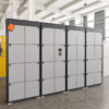 Smart electronic lock storage lockers with a self-service system; supports QR code and POS payments; 4G and Wi-Fi connectivity.