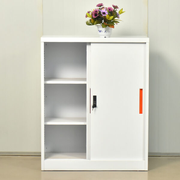 Sliding-door filing cabinet (low unit)