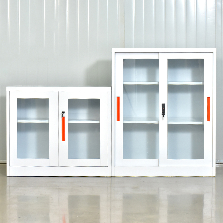 Sliding-door filing cabinet (low unit)