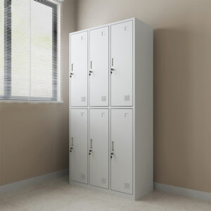 6-Door Steel Locker， Multi-Door Locker