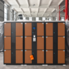 Smart lockers featuring 4G and Wi-Fi connectivity, remote control capabilities, and support for QR code and POS payments.