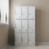 6-Door Steel Locker， Multi-Door Locker