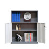 O1CN010QiA7t2EWv Modern Steel Office Storage Cabinet with Open Shelf and Lockable Doors