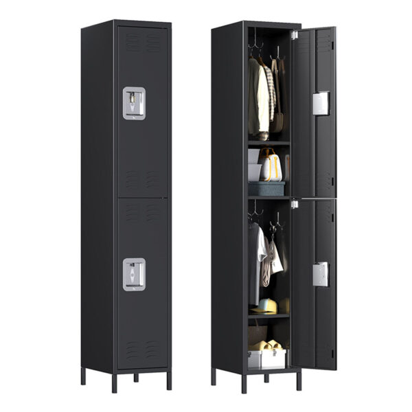 2-Door Steel Wardrobe Locker