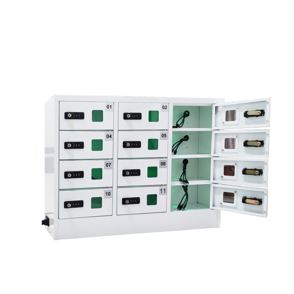 Mobile phone charging Locker with 3-Digit Combination Lock