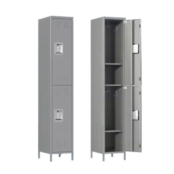 2-Door Steel Wardrobe Locker