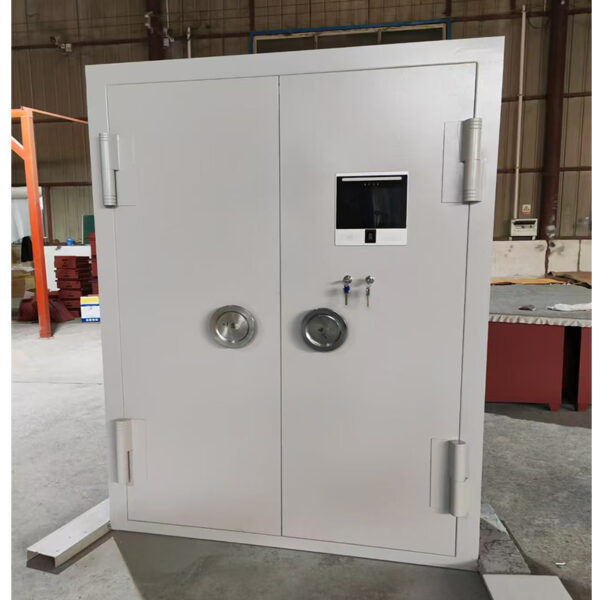 Double-leaf vault door