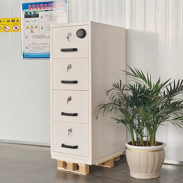 Heavy-Duty Fire-Resistant 4-Drawer Vertical Filing Cabinet