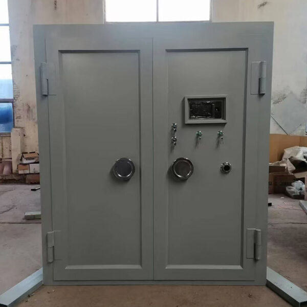 Double-leaf vault door