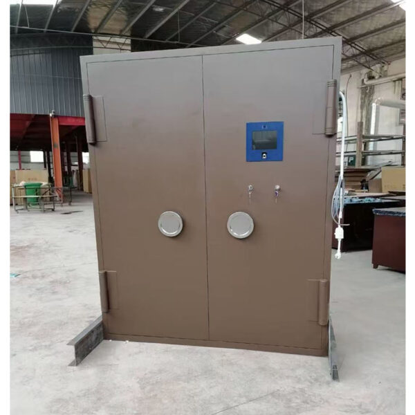 Double-leaf vault door