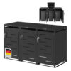 Outdoor Metal Garbage Bin Storage Cabinet
