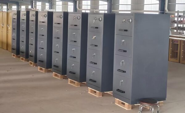 Heavy-Duty Fire-Resistant 4-Drawer Vertical Filing Cabinet